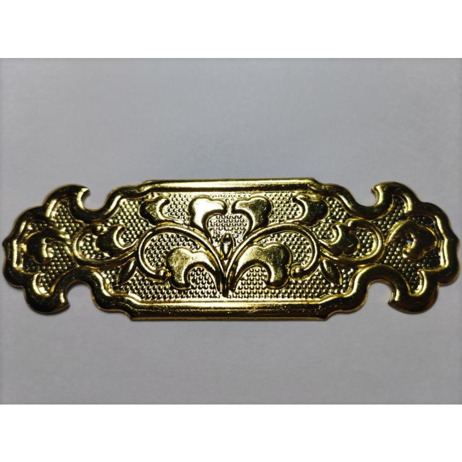 ☆特注品☆2枚 90mmx30mm【金鍍金】 神輿、祭り、山車、キザハシ