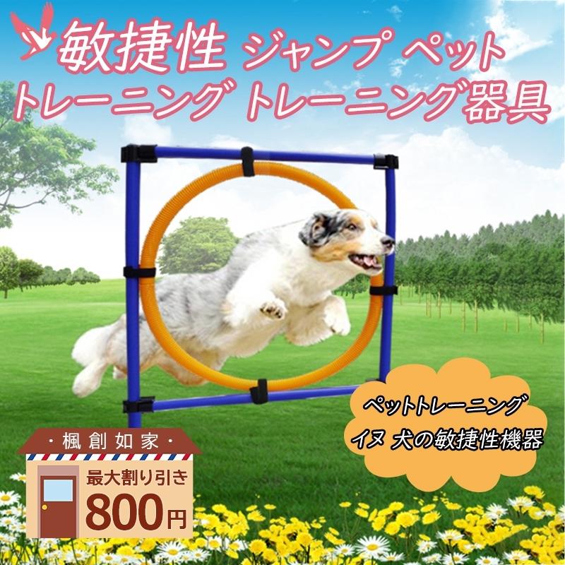 98 Off 送料無料 ドッグアジリティ 犬用 トレーニング ジャンプリング 犬屋外ゲーム 円型 高さ調整可能 犬の訓練ツール 運動不足 アジリティー 障害物 Whitesforracialequity Org