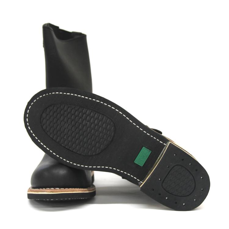 G＆B オール本革 レザー エンジニアブーツ メンズ レットウィング