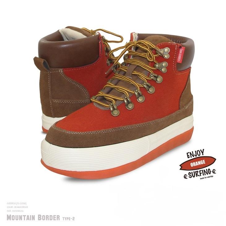 ブーツ レディースシューズ レディースファッション 靴 ゴッデス マウンテンボーダー TYPE1 enbridgeインソール マウンテン スニーカー GODDESS ゴッデス マウンテンボーダーブーツ +enbridge インソール