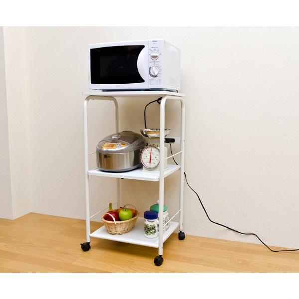 送料無料 コンセント付 レンジ台 キャスター付 キッチン収納 スチールラック 食器棚 シェルフ カラーボックス 人気 おしゃれ 収納家具 Tx01 たなか通販 通販 Yahoo ショッピング