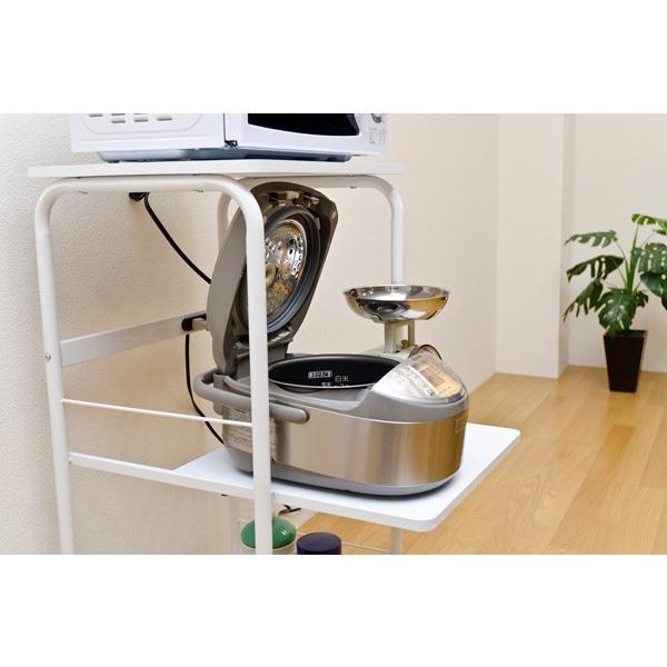 送料無料 コンセント付 レンジ台 キャスター付 キッチン収納 スチールラック 食器棚 シェルフ カラーボックス 人気 おしゃれ 収納家具 Tx01 たなか通販 通販 Yahoo ショッピング