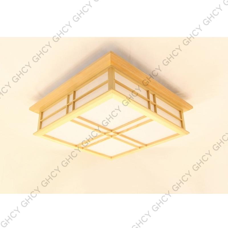 シーリングライト LED 6畳~10畳 おしゃれ 木製 和風 天井照明器具 木目調 四角 照明 客室 リビング 和室 寝室 部屋 玄関 ダイニン リモコン選択可能 簡単設置|tanakaya4649|10