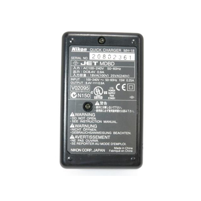Nikon クイックチャージャー MH-18 o7r6kf1 Amazon.com : Nikon MH-18a Quick Battery Charger for the EN