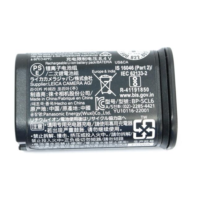 (美品)Leica バッテリー BP-SCL6（品番：19531） ライカ（Leica） Leica BP-SCL6 19531 純正バッテリー [管4355LE