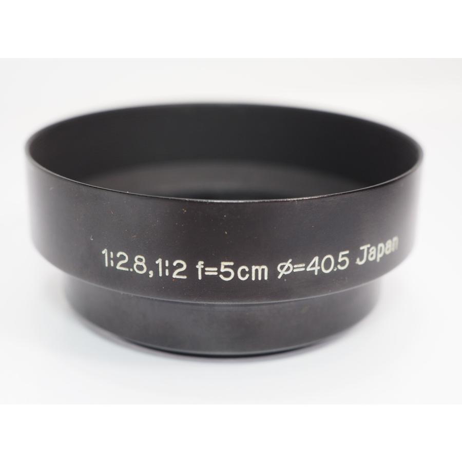 中古品】Leotax 5cm F2用 レンズフード ケース付き レオタックス [管