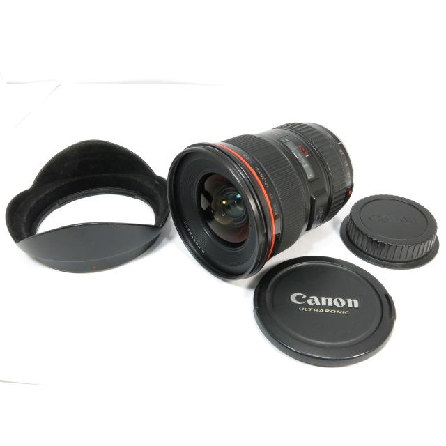 ジャンク品】Canon EF 17-35mm F2.8L USM レンズ 純正フード付き 