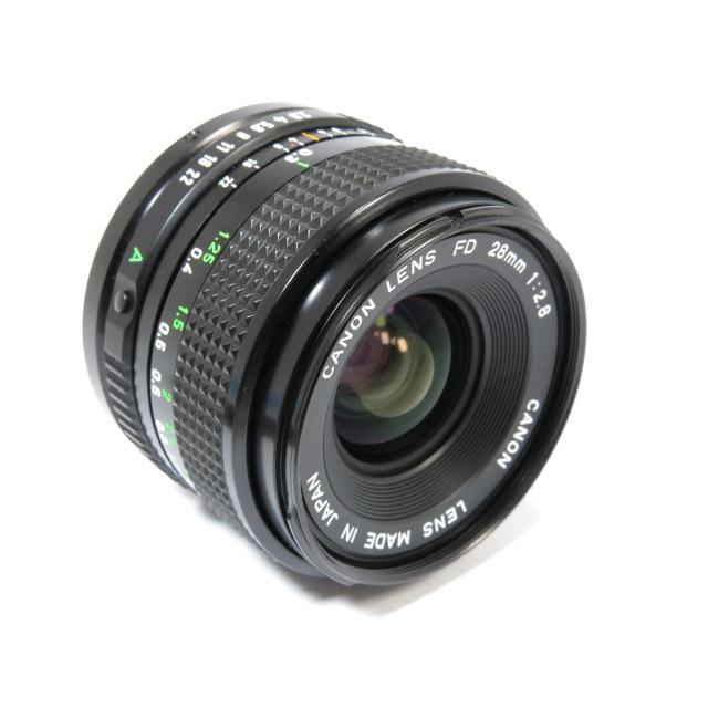 キヤノン 【 美品 】Canon NEW FD 28mm F2.8 単焦点 レンズ [管CN3210 