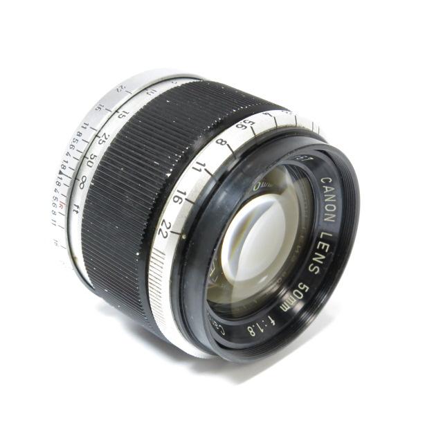 キヤノン Canon 50mm F1.8 L39 ライカ Lマウント レンズ [管