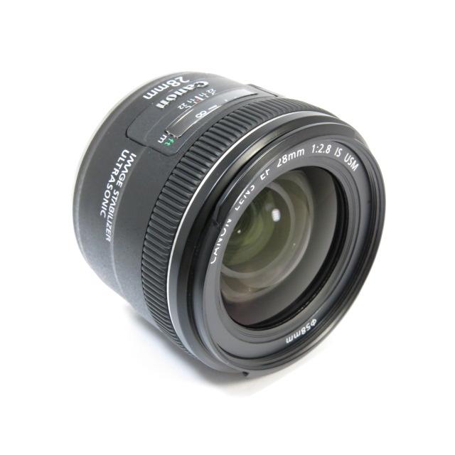 キヤノン（Canon） 【 美品 】Canon EF 28mm F2.8 IS USM レンズ EW