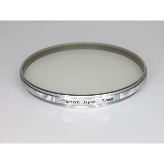 キャノン　レンズ　72mm キヤノン（Canon） 純正 72mm UV 銀枠 フィルター [管CN4954] : カメラ