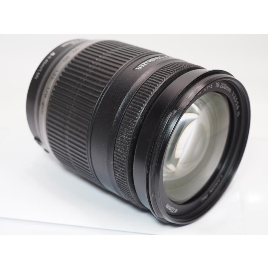 【純正フード付】Canon 18-200mm IS 高倍率便利ズームレンズ キヤノン（Canon） Canon EF-S 18-200mmF3.5-5.6 IS EW-78D純正フード
