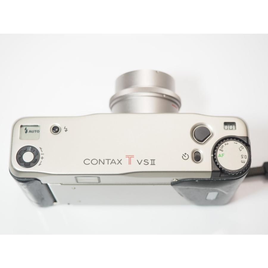 CONTAX TVS II フィルムを装填して動作確認済み ニコン 【 訳あり 】CONTAX TVS II 純正Pフィルター付