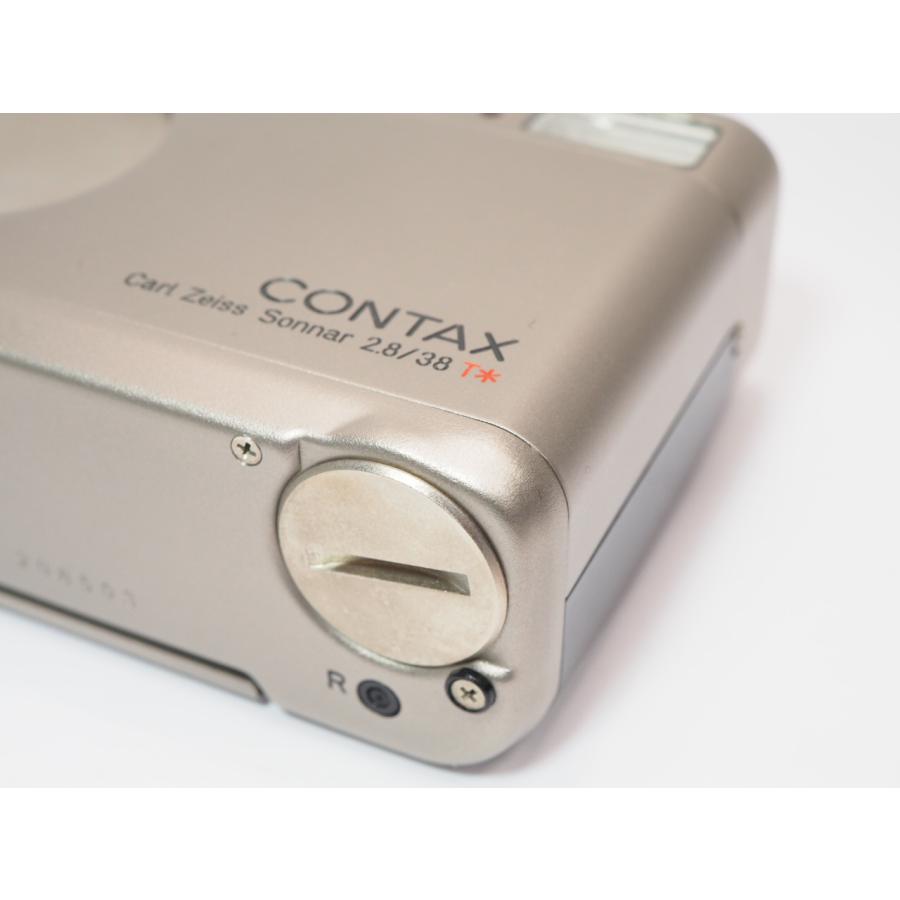 美品 作動良好 】CONTAX T2 ケース ストラップ付き コンタックス [管