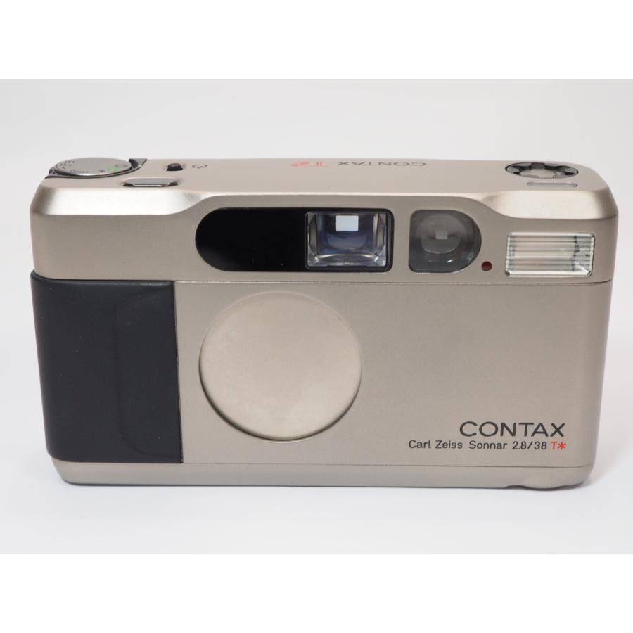 美品 作動良好 】CONTAX T2 ケース ストラップ付き コンタックス [管