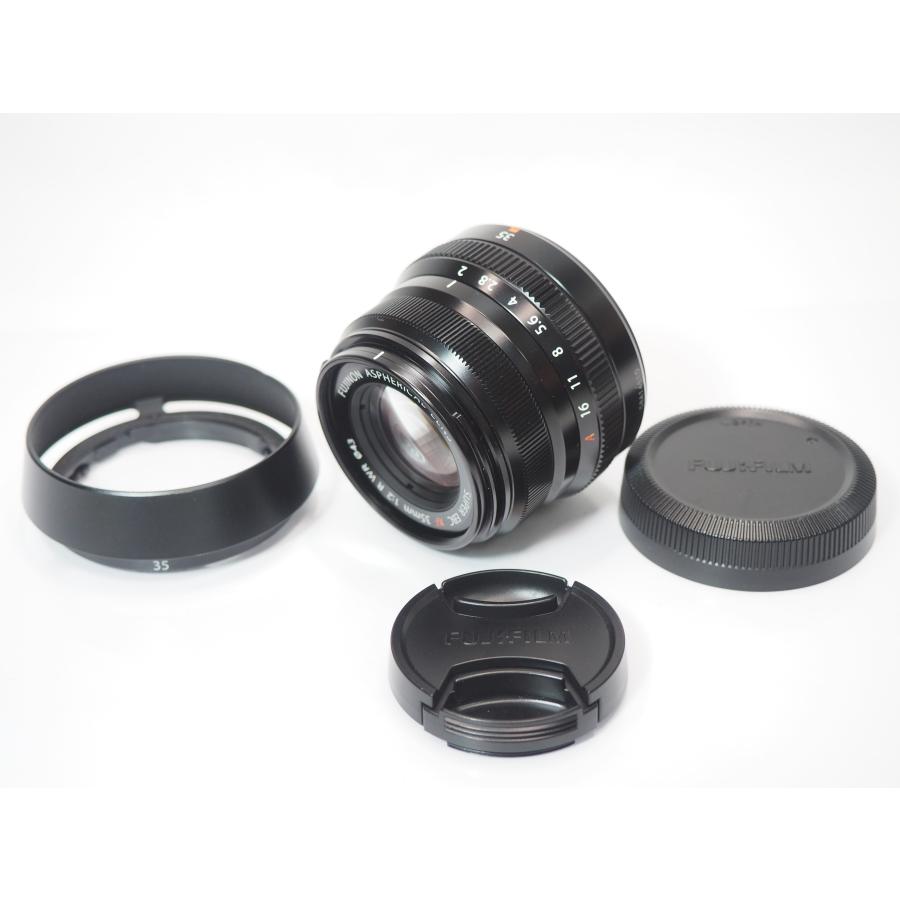 FUJIFILM SUPER EBC XF 35mm F2 R WR レンズ 純正フード付き