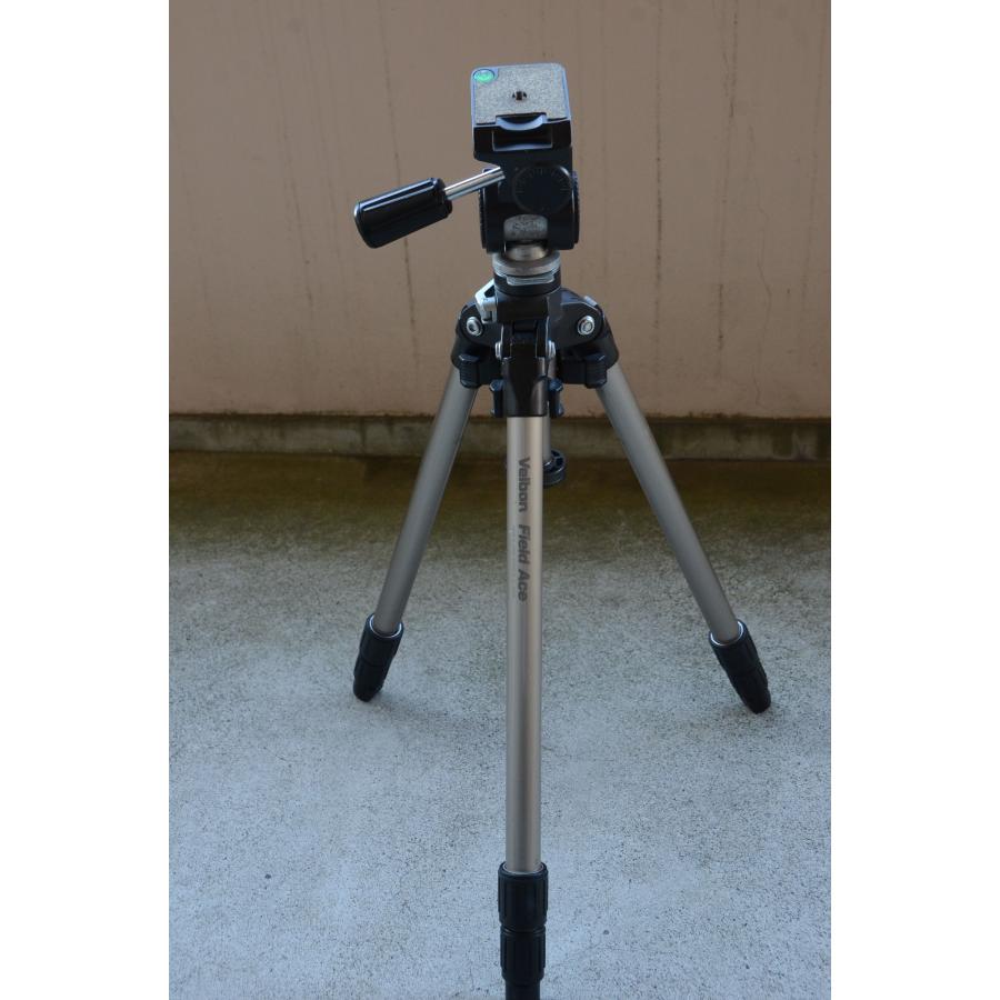Velbon 【 中古三脚 】Velbon Field Ace 三段三脚 雲台付 Velbon 【 中古三脚 】Velbon Field Ace 三段三脚 雲台付