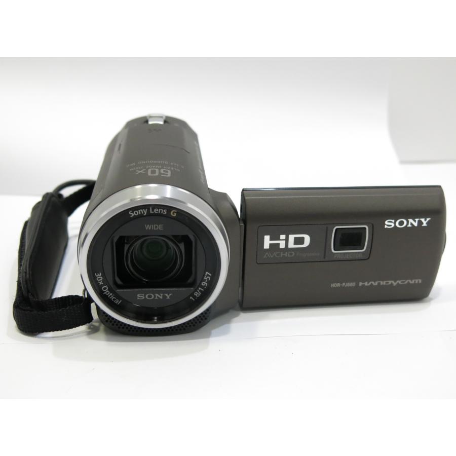 SONY HDR-PJ680ビデオカメラ 本体とバッテリージャンク品Sony HDR