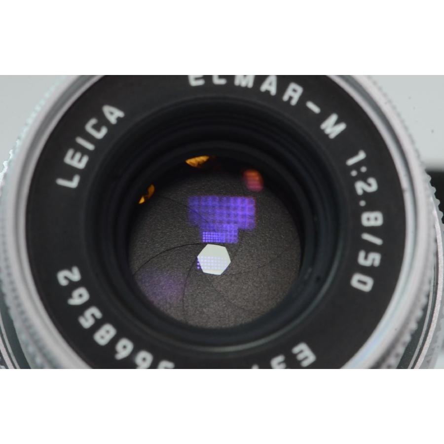 ライカ Leica ELMAR-M 50mmF2.8 沈胴 レンズフード付 E39 12549
