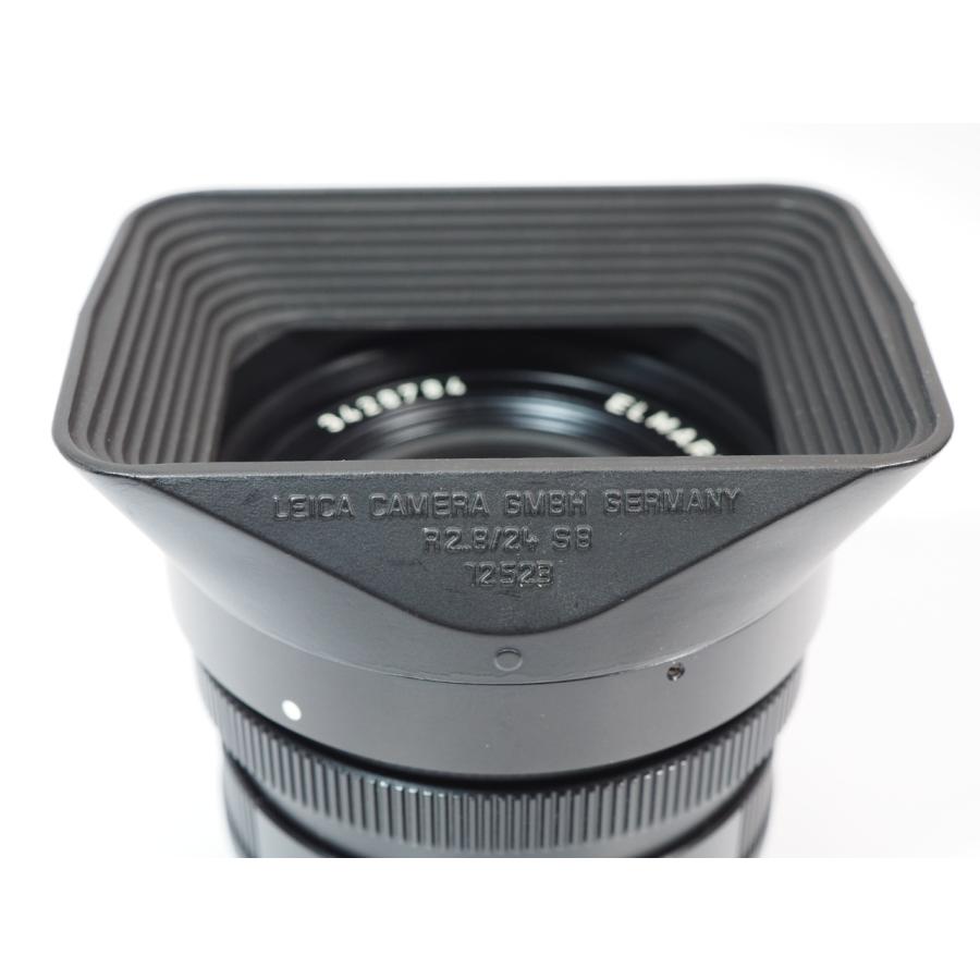 LEICA ELMARIT-R 24mmF2.8 3カム 12523純正フード ケース付 ライカ