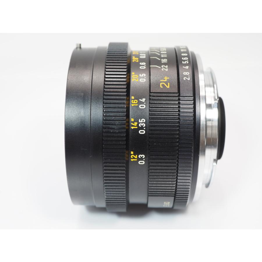 LEICA ELMARIT-R 24mmF2.8 3カム 12523純正フード ケース付 ライカ