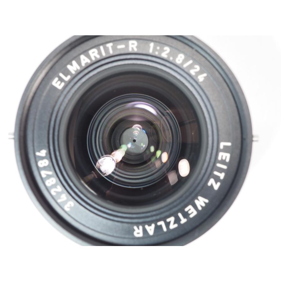 LEICA ELMARIT-R 24mmF2.8 3カム 12523純正フード ケース付 ライカ