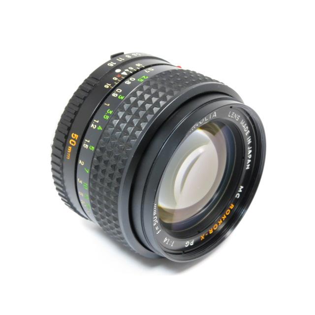 コニカミノルタ MINOLTA MC ROKKOR-X PG 50mm F1.4 レンズ