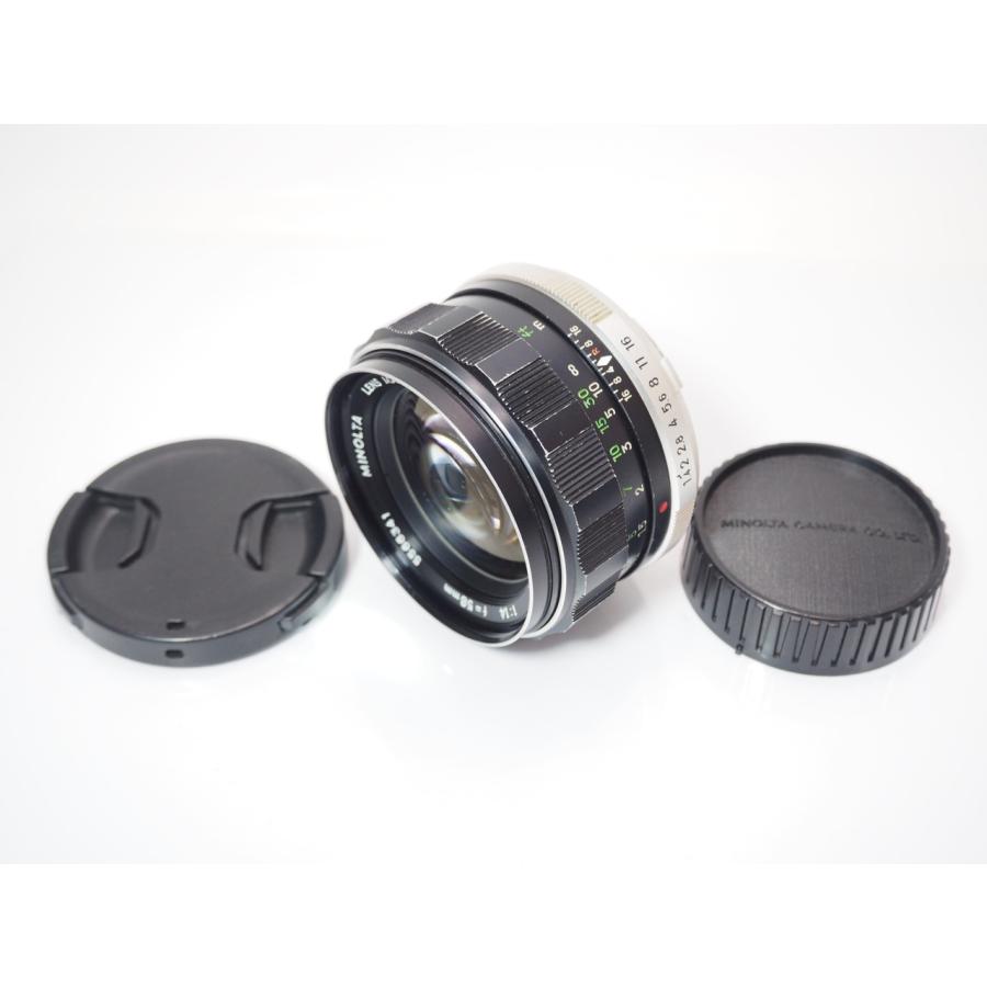 【美品】動作◎ ミノルタ MC-ROKKOR PF 58mm F1.4 後 17 ◎ MINOLTA (ミノルタ) MC ROKKOR-PF 58mm/f1.4《後期型》（MD）
