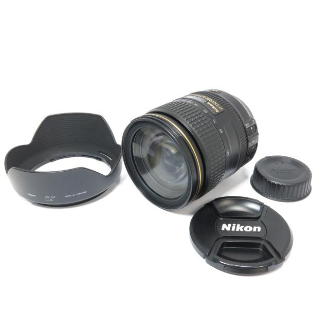 ニコン 【 美品】Nikon AF-S 24-120mm F4G ED VR HB-53フード付き [管