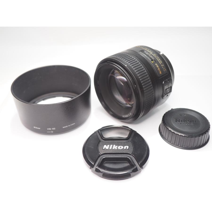 ニコン（Nikon） Nikon AF-S 85mmF1.8G 純正フード付 レンズ [管NI5493 