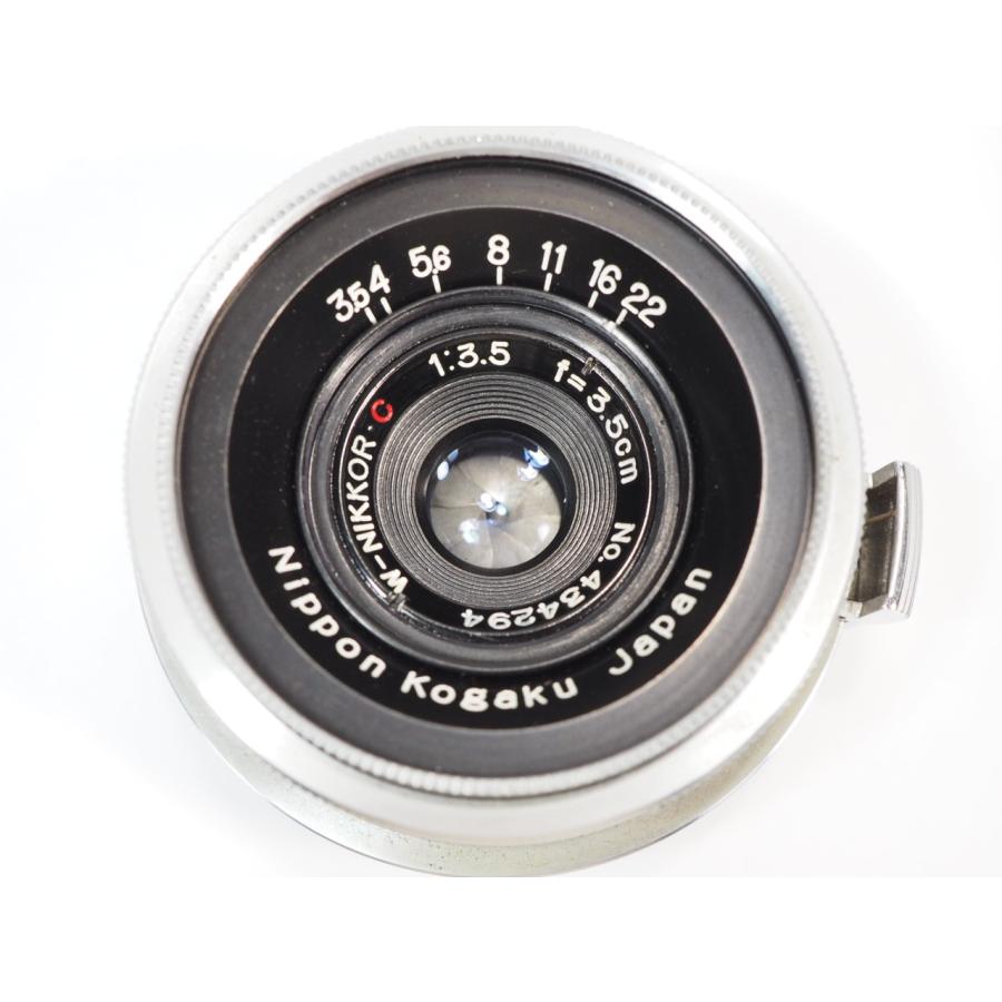 Nikkor H.C ニッコールf2 50mm フロントキャップ付き　Sマウント ニコン（Nikon） Nikon S用 W-NIKKOR-C 3.5cm F3.5 Sマウント レンズ