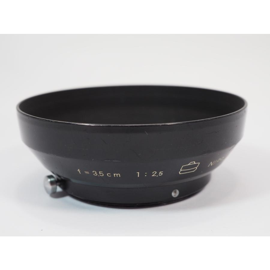 Nikon NiPPON KOGAKU 3.5cm/2.5 メタルフード 富士山マーク ニコン [管NI7159]の画像