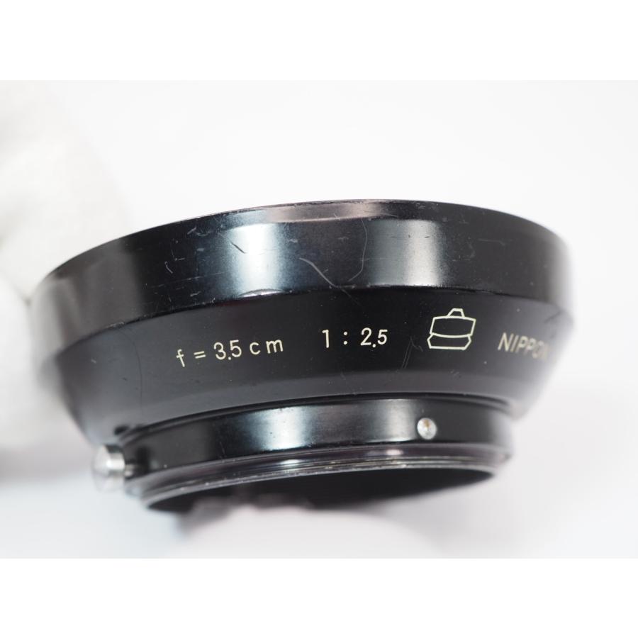Nikon NiPPON KOGAKU 3.5cm/2.5 メタルフード 富士山マーク ニコン [管NI7159]の画像