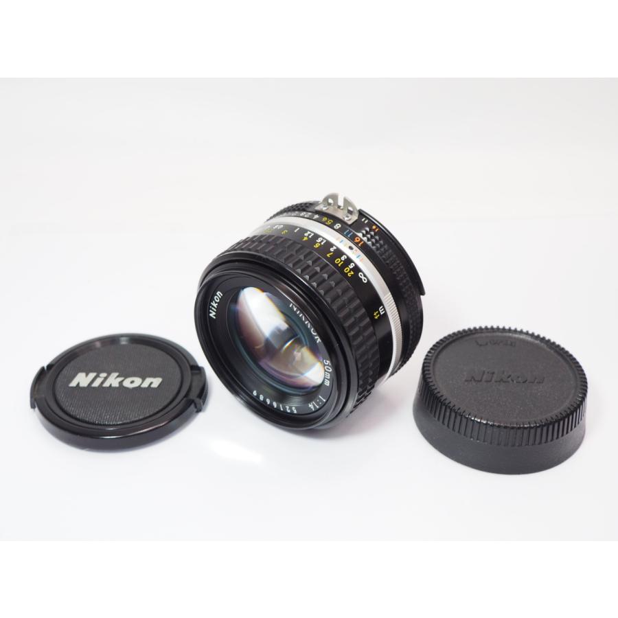 【美品上】Nikon Ai-s Nikkor 50mm f/1.4 レンズ ニコン（Nikon） Nikon Ai-s 50mm F1.4 マニュアル フォーカス レンズ