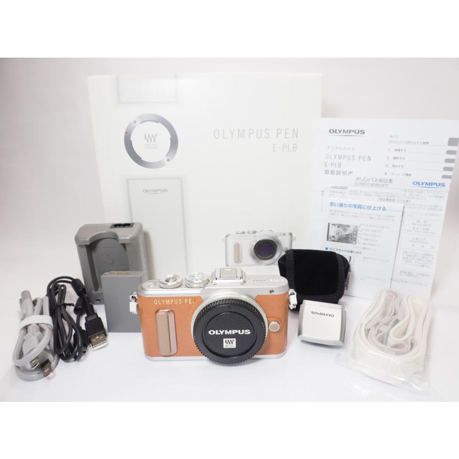 オリンパス OLYMPUS e-pl8 並品 充電器付 レンズ付き 動作確認済