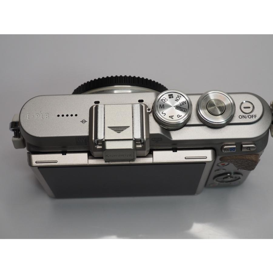 OLYMPUS PEN E-PL8 シルバー/ブラウン 【公式通販】