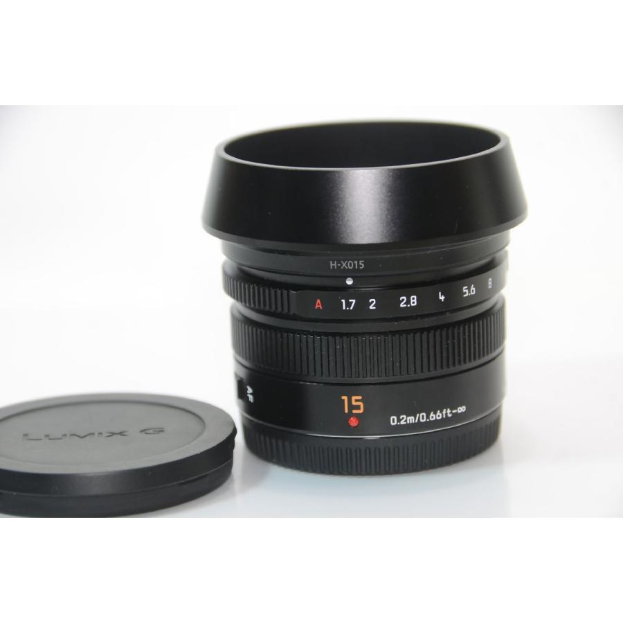 Panasonic 【 美品 】Panasonic LEICA DG SUMMILUX 15mm F1.7 H-XA015