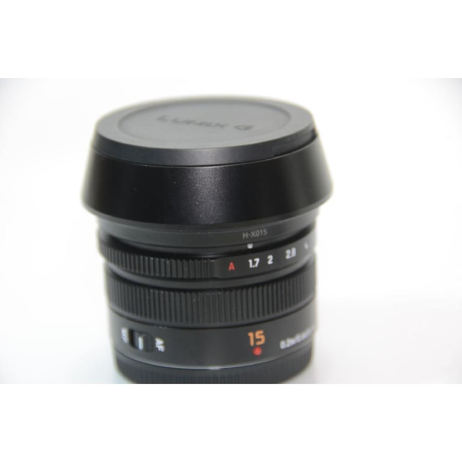 panasonic DG SUMMILUX 15mm F1.7_フード付き美品 Panasonic（パナソニック） 【 美品 】Panasonic LEICA DG SUMMILUX
