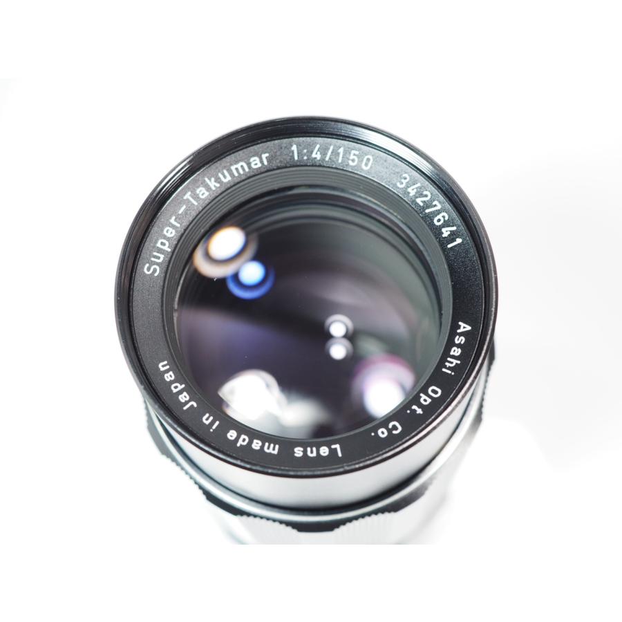 ペンタックス PENTAX Super-Takumar 150mm F4 純正メタルフード付 [管
