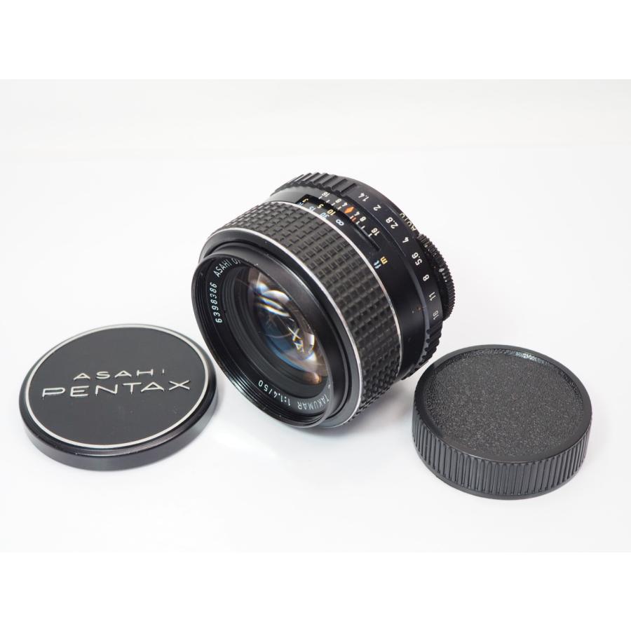 【美品】SMC TAKUMAR 50mm f1.4 m42マウント ペンタックス PENTAX SMC-Takumar 50mm F1.4 M42 マウント レンズ [管