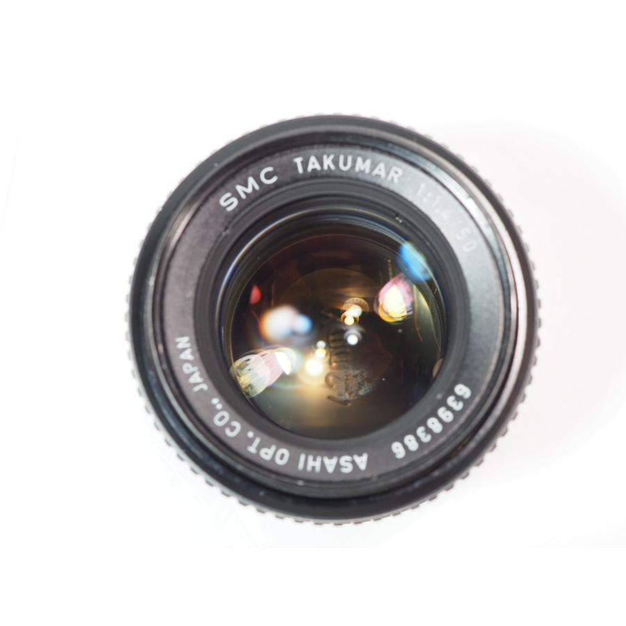 ペンタックス PENTAX SMC-Takumar 50mm F1.4 M42 マウント レンズ [管