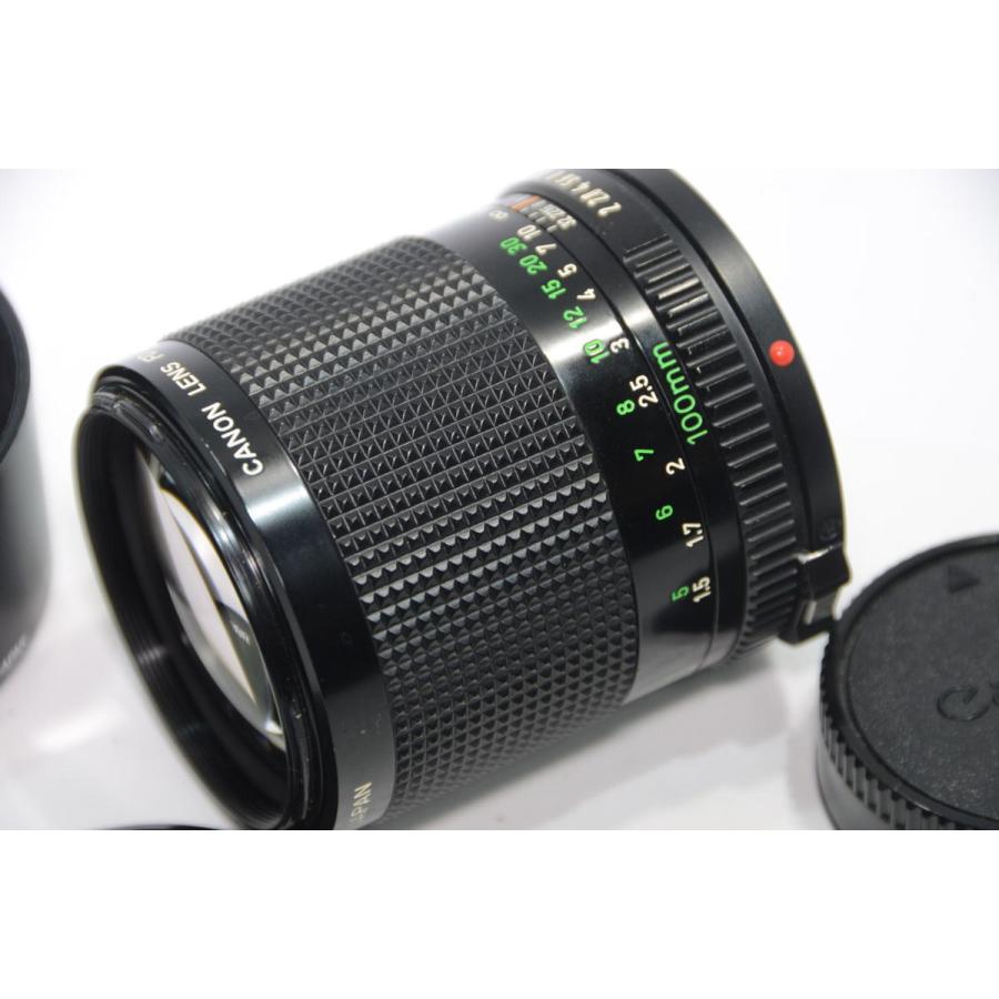 canon fdレンズ 100mm 単焦点 Canon FD 100mm f2 Manual Focus Prime Lens w/ Hood [EXC+]
