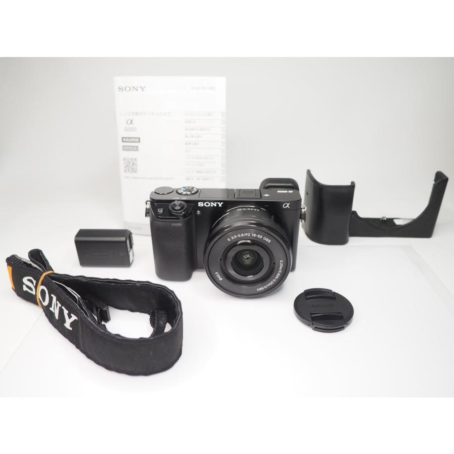 α（ソニー） 【 美品 1886ショット 】SONY α6000 E PZ16-50 OSS レンズ 