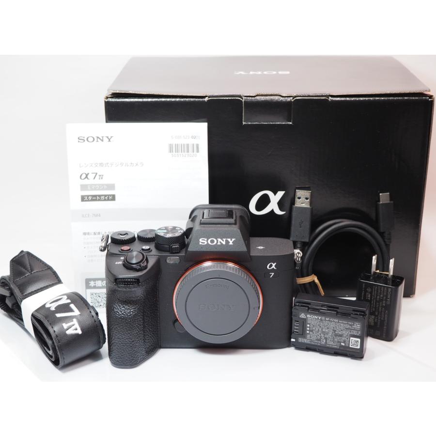 SONY α7IV ILCE-7M4 ボディ 元箱・付属品付き α（ソニー） 【 美品 ショット3594 】SONY α7IV ILCE-7M4 ボディー