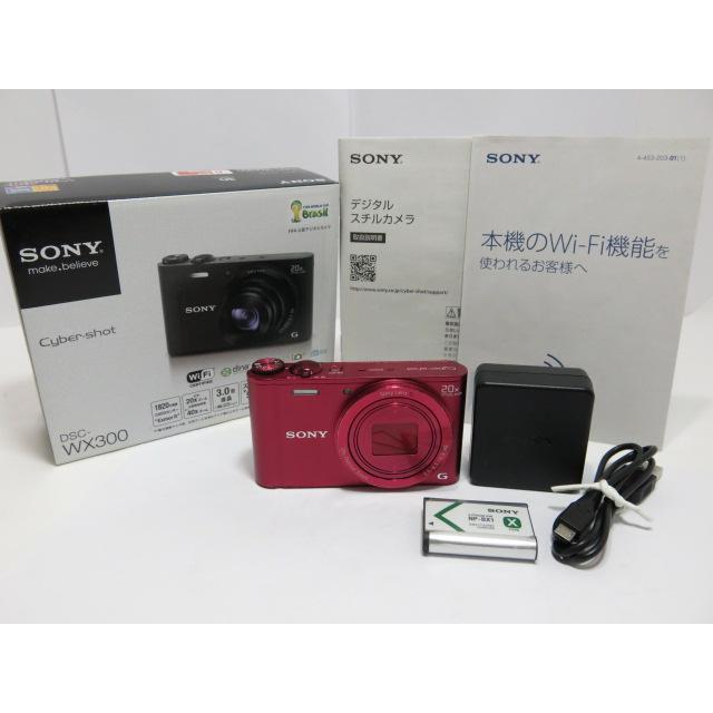 SONY Cyber-shot WX300 レッド DSC-WX300 中古 サイバーショット 【中古】SONY ソニー Cyber-shot DSC-WX300 レッド