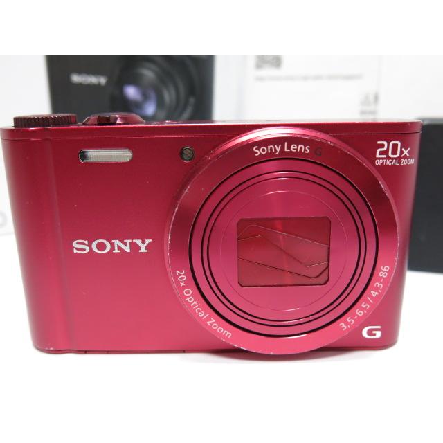 【美品】SONY Cyber-shot DSC-WX300 赤 中古品 サイバーショット 【 中古品 作動確認済 】SONY CyberShot DSC-WX300