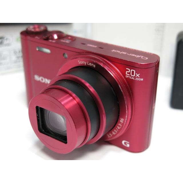 【美品】SONY Cyber-shot DSC-WX300 赤 中古品 サイバーショット 【 中古品 作動確認済 】SONY CyberShot DSC-WX300