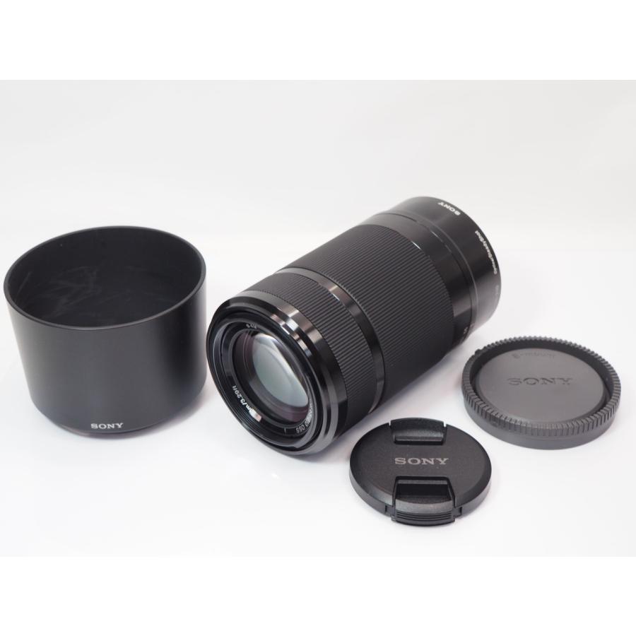 SONY（ソニー） 美品 SONY E 55-210mm F4.5-6.3 ブラック フード付き 