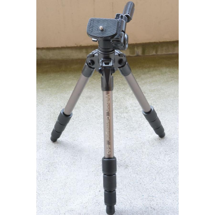 ベルボンカーボン三脚 El Carmagne 540 Velbon 【 中古カーボン三脚