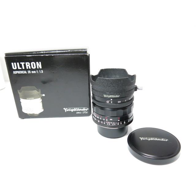 Voigtlander ULTRON 28mmF1.9 Aspherical (Lマウント用) ブラック 